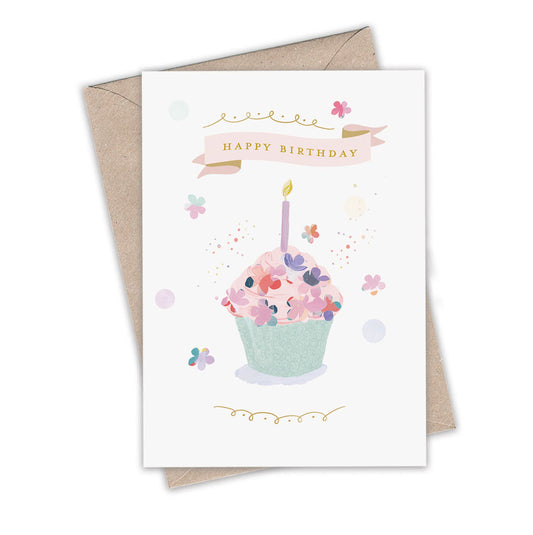Confetti Cupcake Birthday Card-0